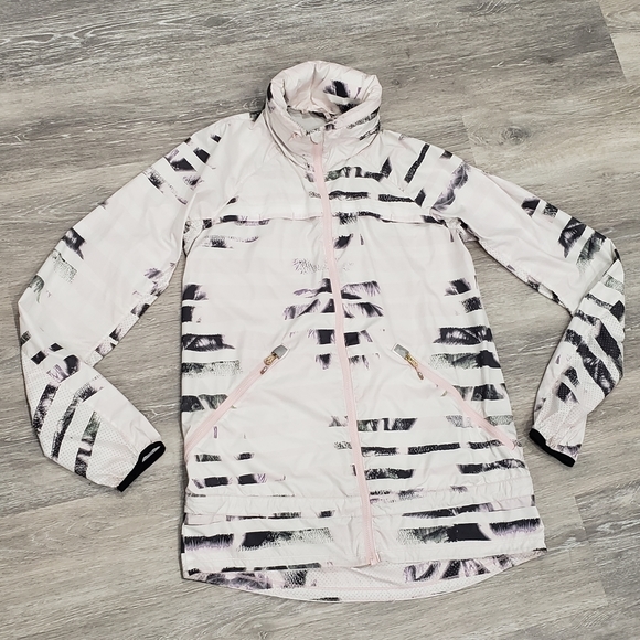 Lululemon Miss Misty Jacket Sunset Stripe Blush Quartz Black - Picture 2 of 12